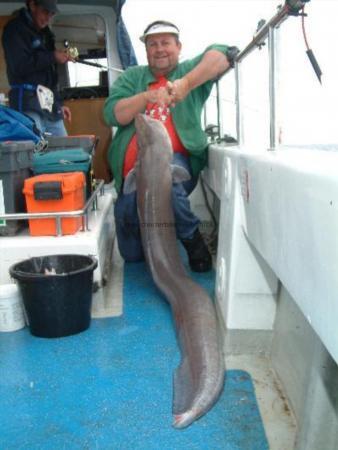 65 lb Conger Eel by Ian Gray