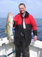 10 lb Cod by Paul Siddle from Hull.