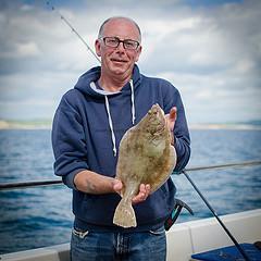 1 lb 8 oz Plaice by Tony Bessford