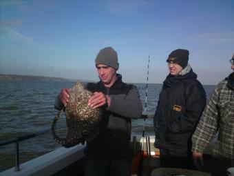 10 lb 10 oz Thornback Ray by Unknown