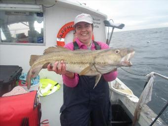 8 lb 6 oz Cod by Tracy Tangles, Gateshead