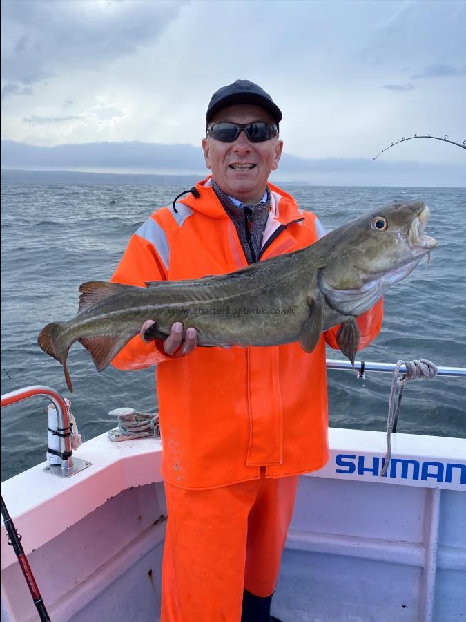 8 lb 2 oz Cod by Chris Siddle.