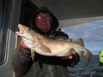 5 lb 8 oz Cod by Bill Warrington from Long Eaton in Nottingham