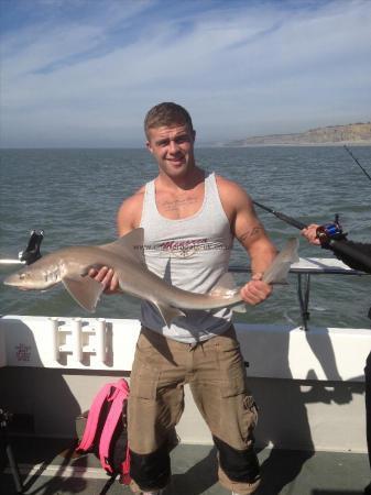 16 lb 1 oz Smooth-hound by Blackwood Boys
