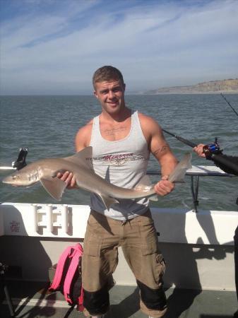 16 lb 1 oz Smooth-hound (Common) by Blackwood Boys