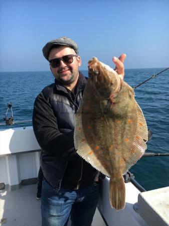 3 lb 10 oz Plaice by Unknown