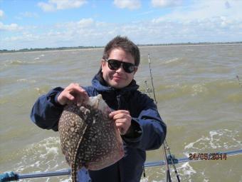 3 lb 5 oz Thornback Ray by Jon whittlestone