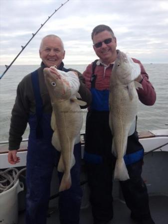 15 lb Cod by Eric & skipper Rob