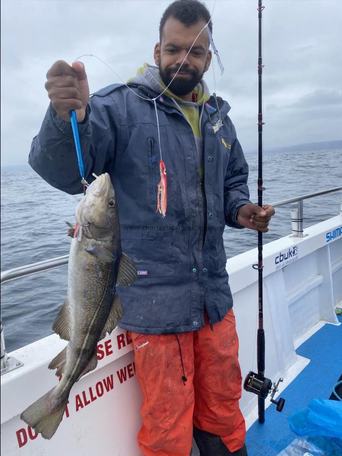 4 lb 12 oz Cod by Mike Tootel.