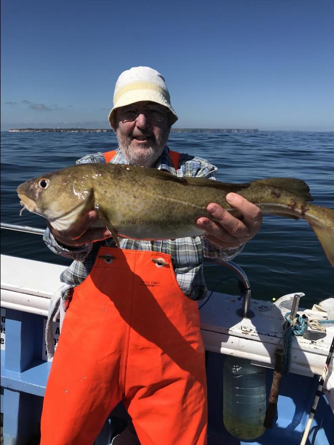 5 lb Cod by Bernie from Cottingham cod catching