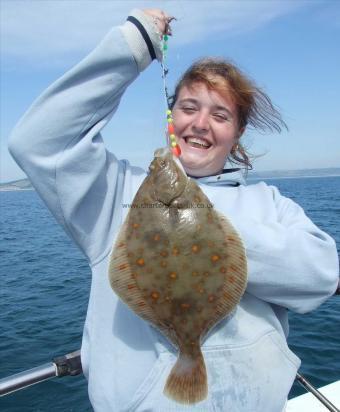 2 lb 8 oz Plaice by Fiona Gunn