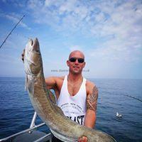 18 lb Ling by Steve Yates with his 18 lb Ling