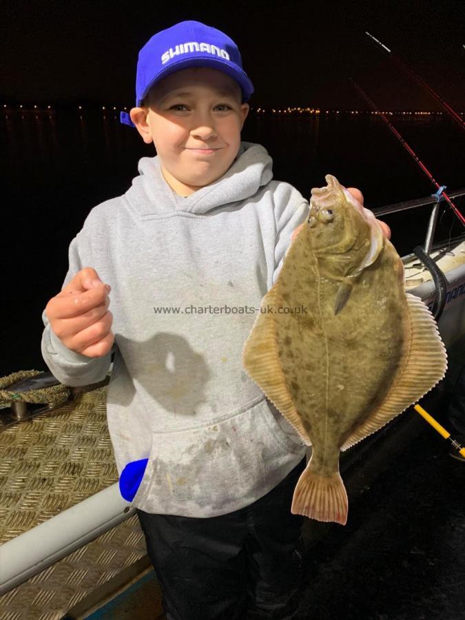 1 lb 8 oz Flounder by Unknown