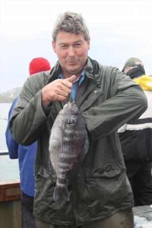 3 lb 13 oz Black Sea Bream by Unknown