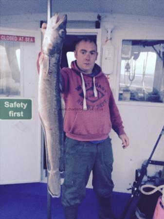 13 lb 6 oz Ling by John Adamson