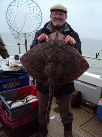 14 lb 12 oz Thornback Ray by Colin Adams