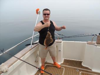 2 lb 4 oz Plaice by Ian hughes