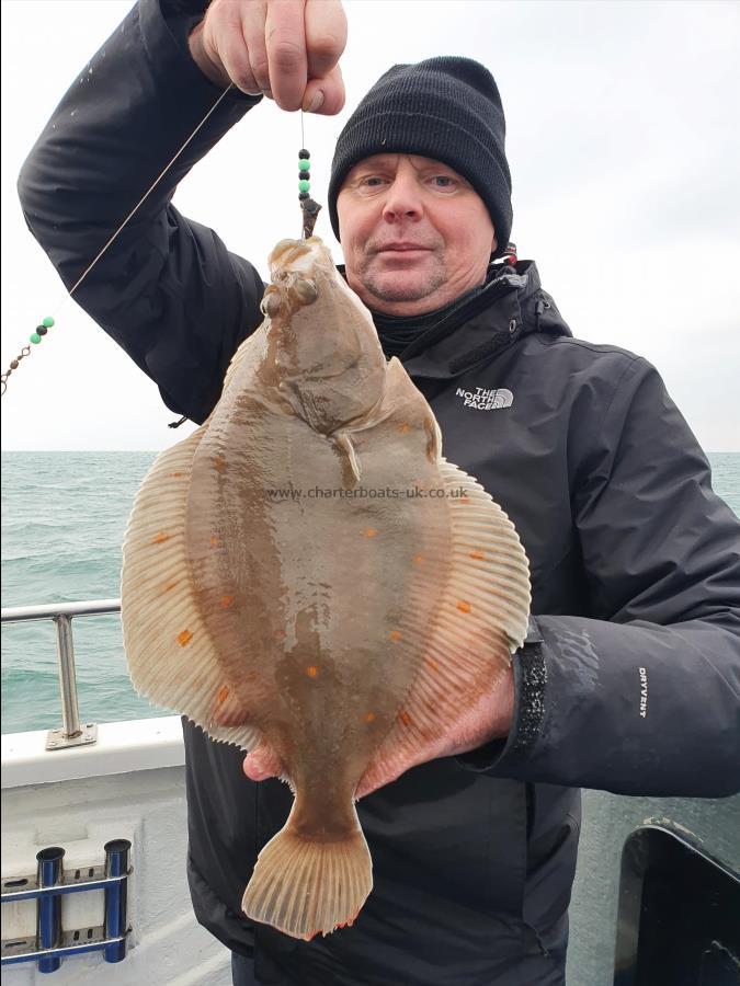 1 lb 10 oz Plaice by Unknown