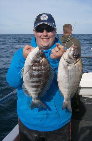 4 lb 8 oz Black Sea Bream by James Ashton