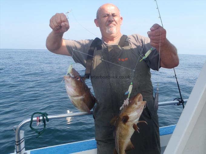 5 lb 8 oz Cod by John Moore.