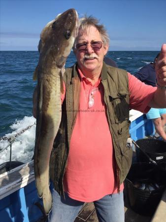 11 lb Ling by john from york caught about 8 species 18th aug
