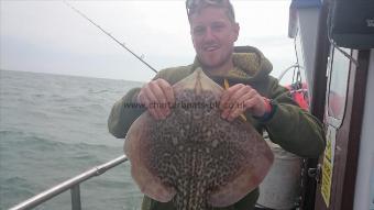 5 lb 4 oz Thornback Ray by Carl from Kent