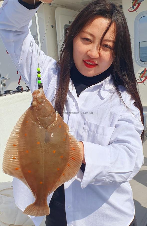 1 lb 10 oz Plaice by Unknown