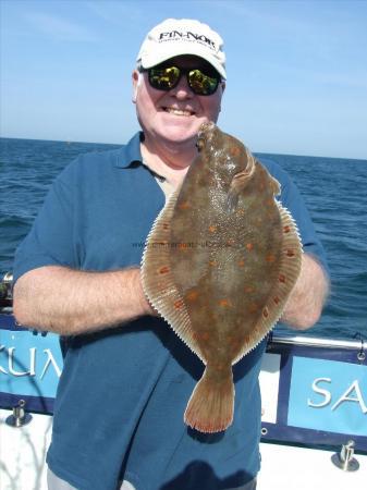 2 lb 14 oz Plaice by David Gibson