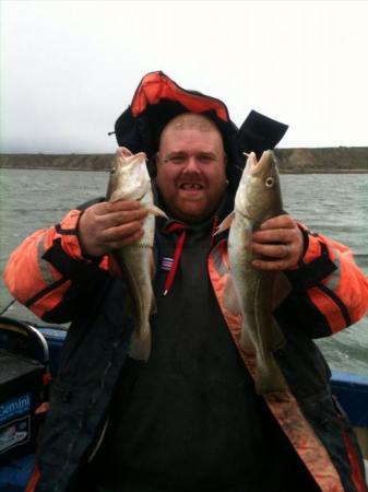 2 lb 2 oz Cod by Dave Harrison