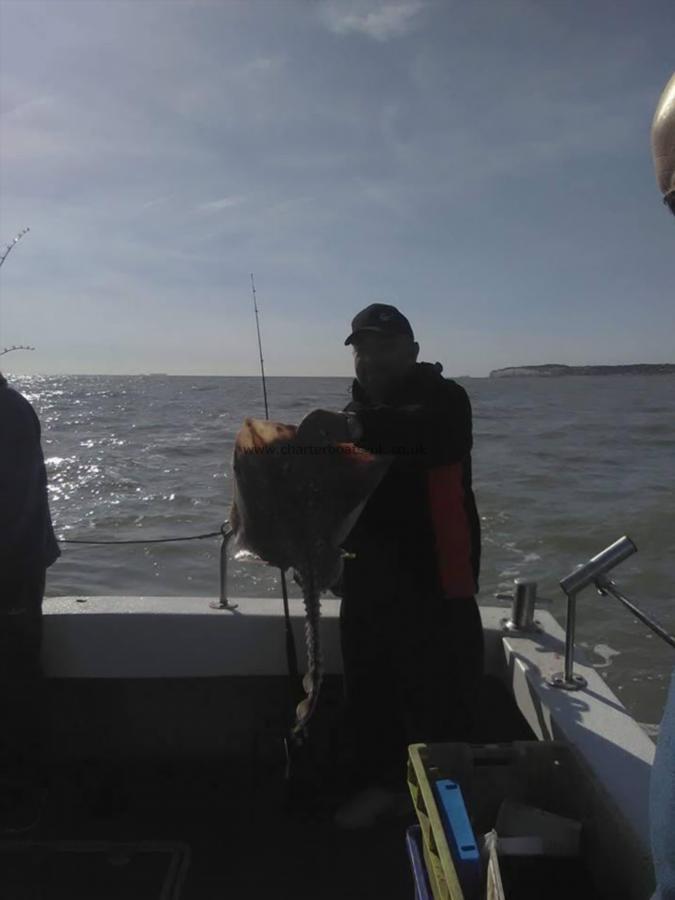 8 lb 4 oz Thornback Ray by Mike