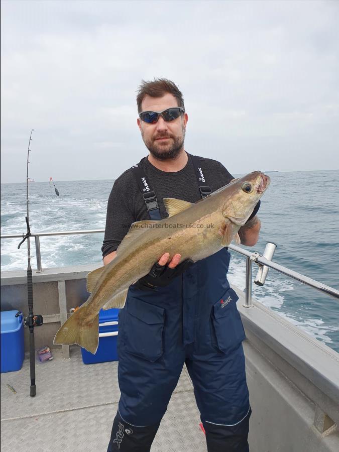 13 lb 8 oz Pollock by Pete Thorpe