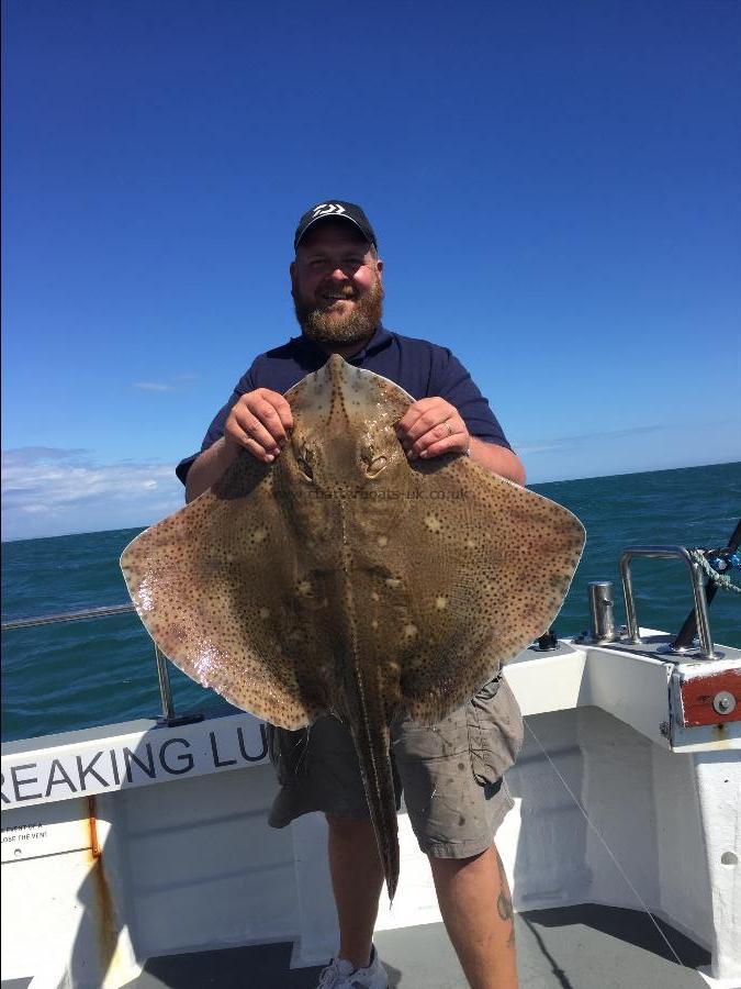 24 lb 3 oz Blonde Ray by Mark tricker