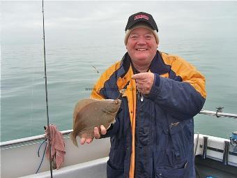 1 lb 1 oz Plaice by Roy