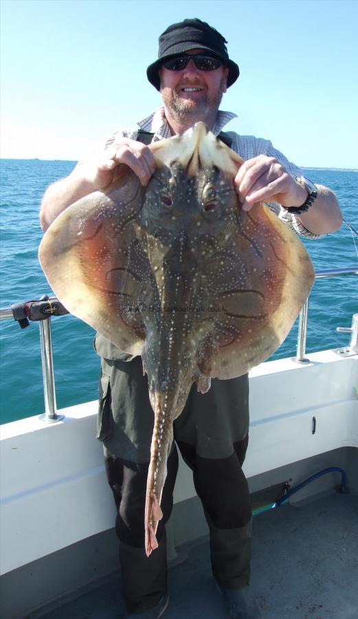 10 lb 2 oz Undulate Ray by Mark Cooper