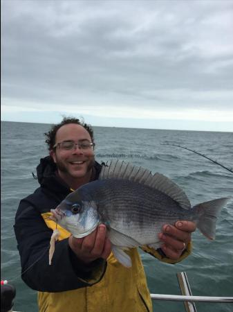 3 lb Black Sea Bream by Unknown