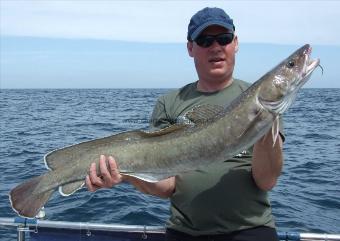 14 lb 8 oz Ling (Common) by Brett Davis