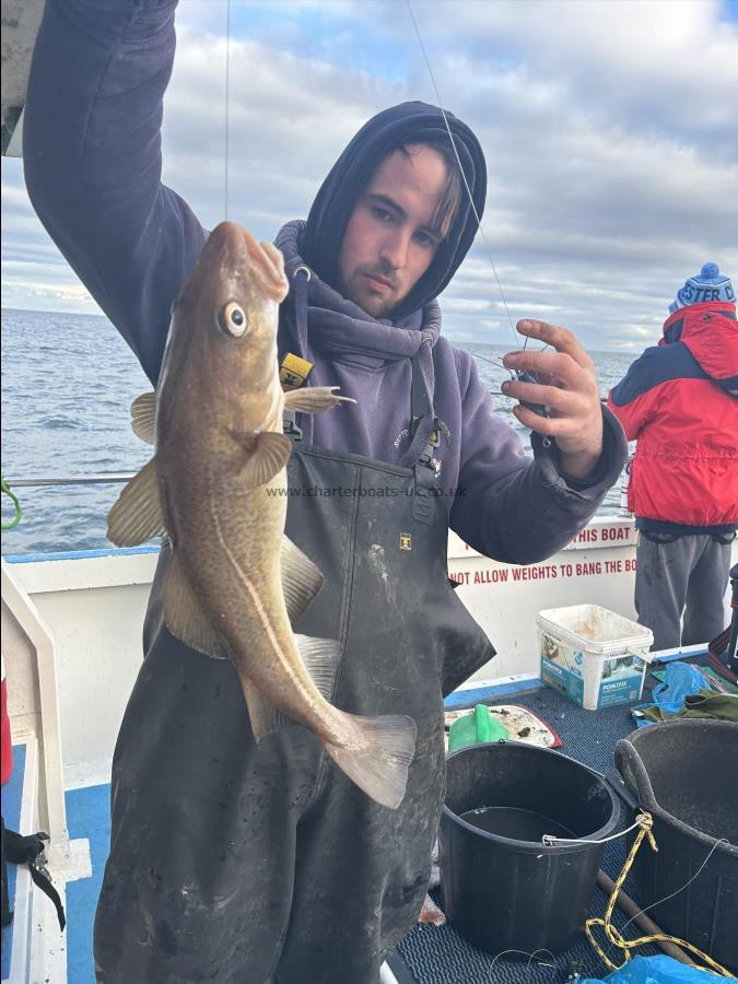 4 lb 3 oz Cod by Fergus.