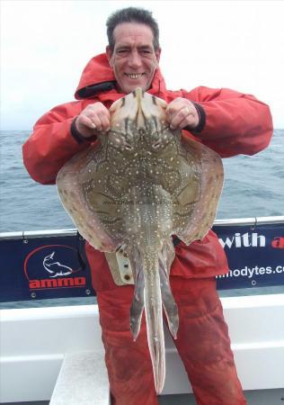 14 lb 8 oz Undulate Ray by Paul Latimer