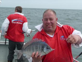 2 lb 8 oz Black Sea Bream by Colin Searles