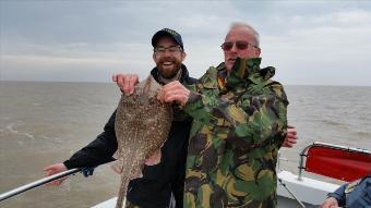4 lb Thornback Ray by nick and jeff