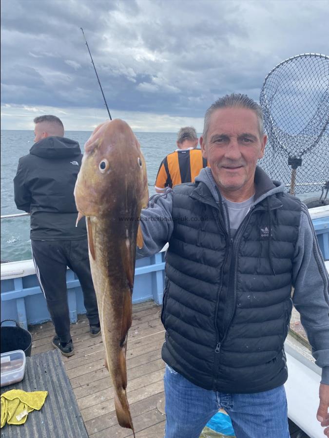 9 lb Cod by Phil with a nice cod 13 th aug