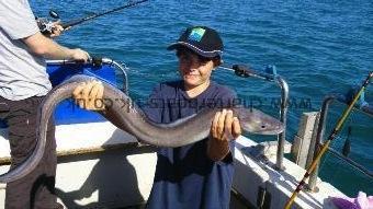 6 lb Conger Eel by Isaac