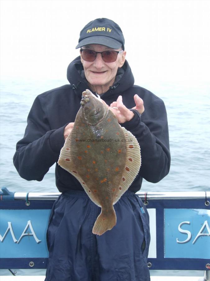 2 lb 12 oz Plaice by Peter Gould