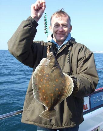 2 lb 6 oz Plaice by Mark Buttland