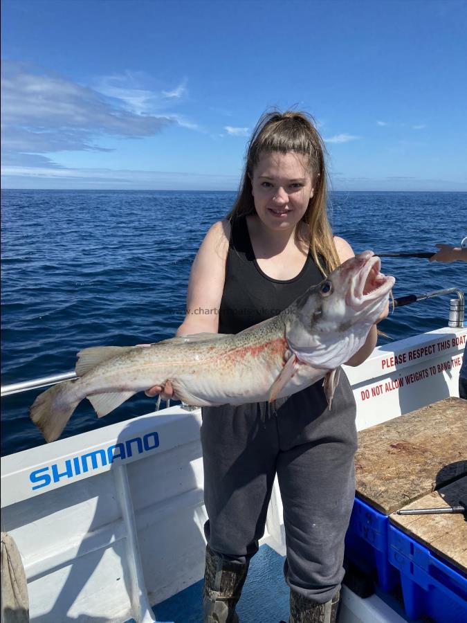 11 lb 6 oz Cod by Alana.