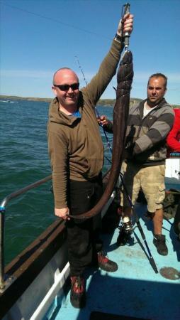 16 lb 6 oz Conger Eel by Unknown