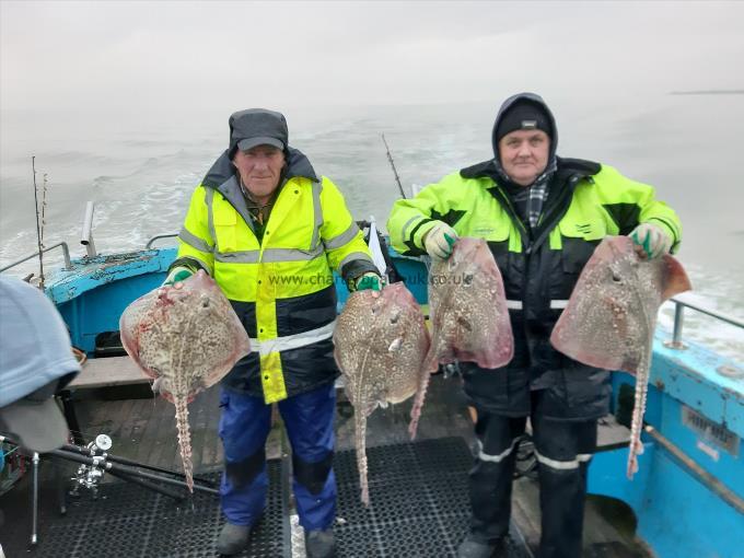 9 lb Thornback Ray by Steve and Pat