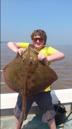 17 lb 8 oz Blonde Ray by joe bowen