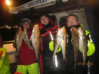 4 lb 8 oz Cod by Kingy, Daz and Brian