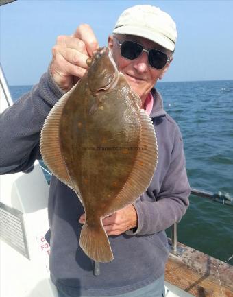 1 lb 8 oz Plaice by John Davies